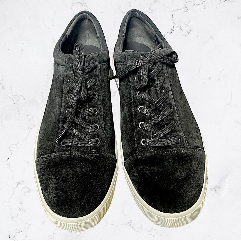 Vince Belford Black Suede Sneakers